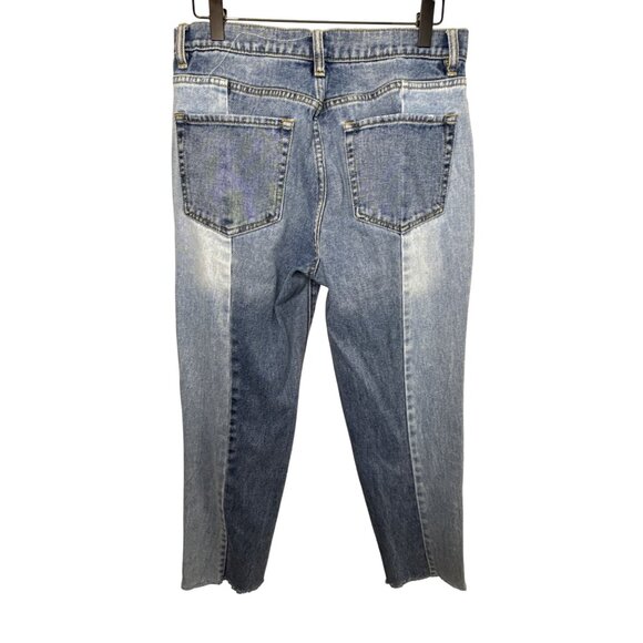 PacSun Women’s Vintage Icon Two Tone Jeans Size 27 Skinny Raw Hem - Picture 2 of 9